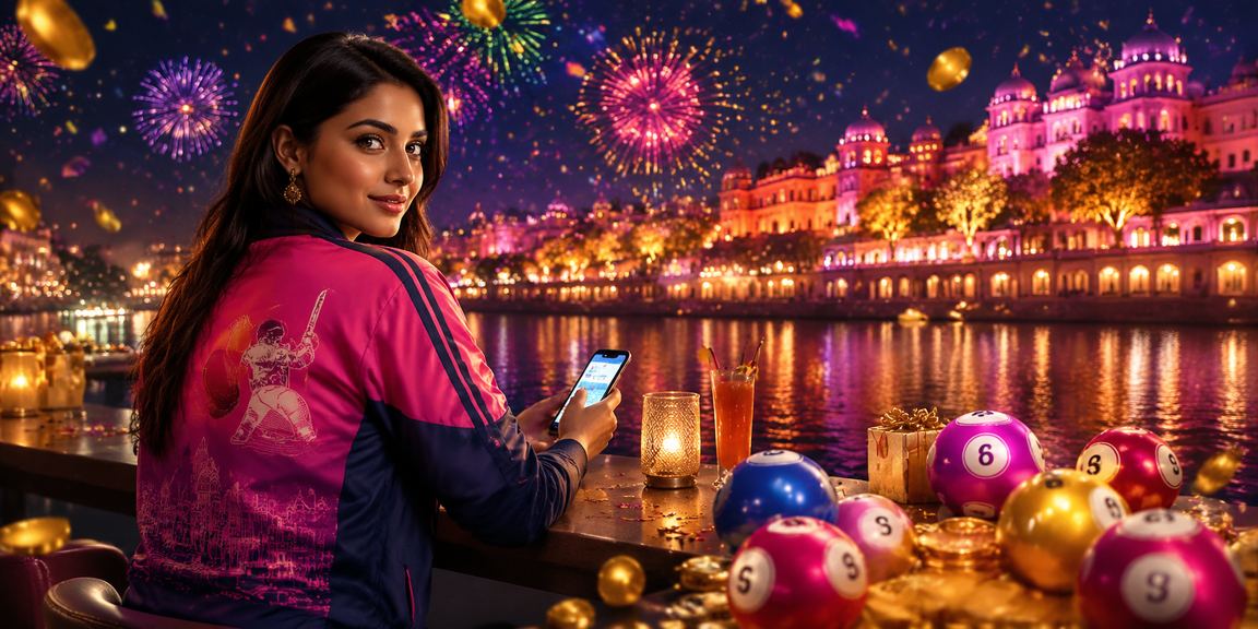 Young Indian player enjoying online Teen Patti using a smartphone
